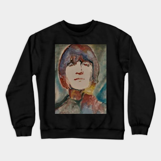 John Lennon Crewneck Sweatshirt by Mike Nesloney Art